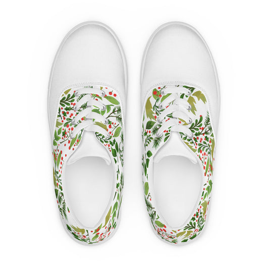 Men’s lace-up canvas shoes