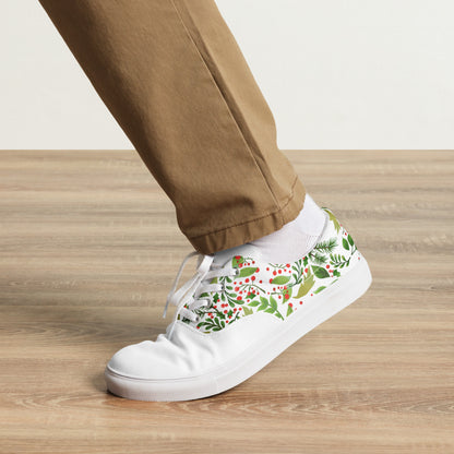 Men’s lace-up canvas shoes