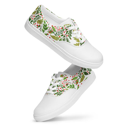Men’s lace-up canvas shoes