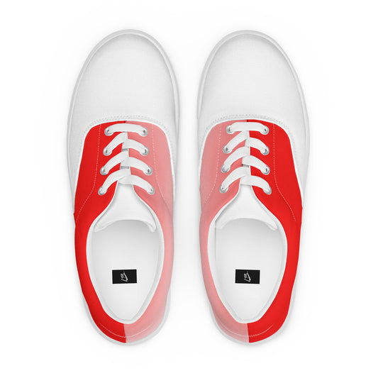 Men’s lace-up canvas shoes