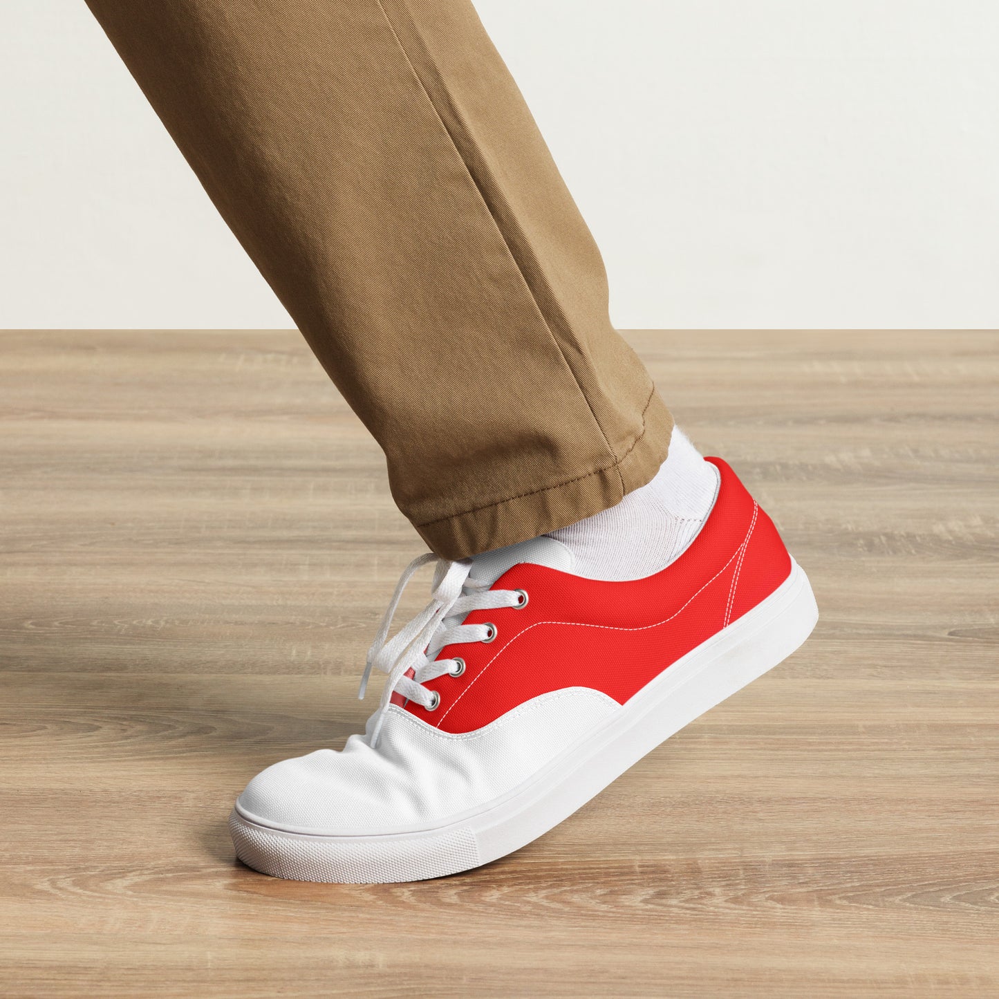Men’s lace-up canvas shoes