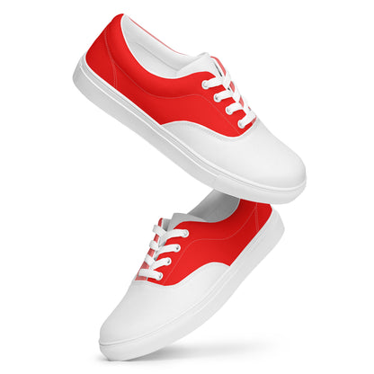 Men’s lace-up canvas shoes