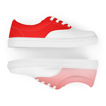 Men’s lace-up canvas shoes