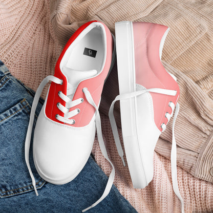 Men’s lace-up canvas shoes