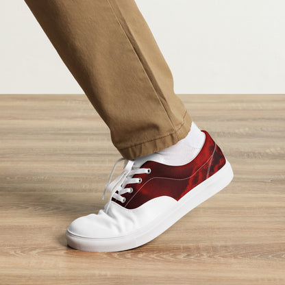 Men’s lace-up canvas shoes