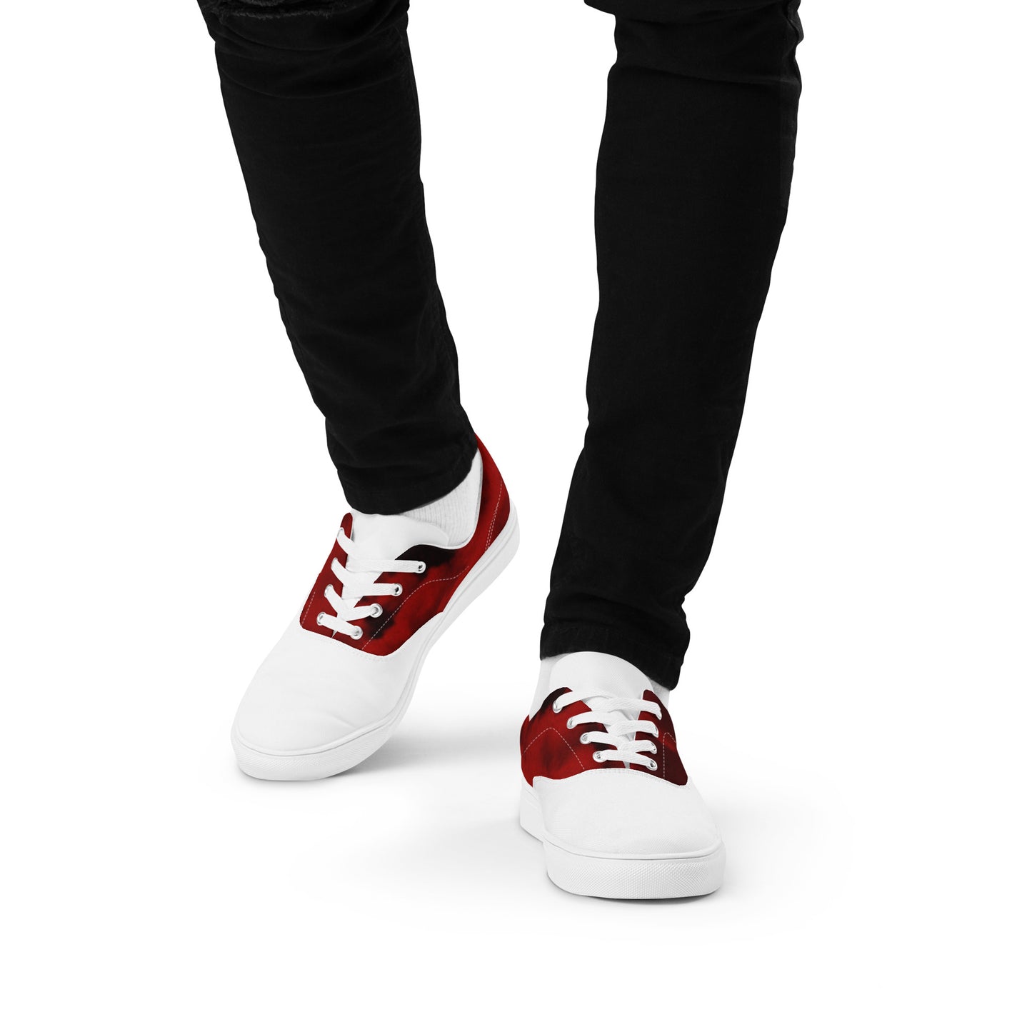 Men’s lace-up canvas shoes