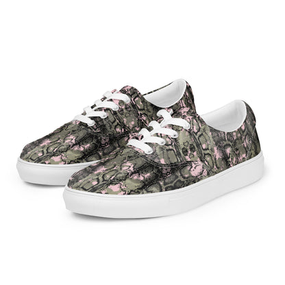 Men’s lace-up canvas shoes
