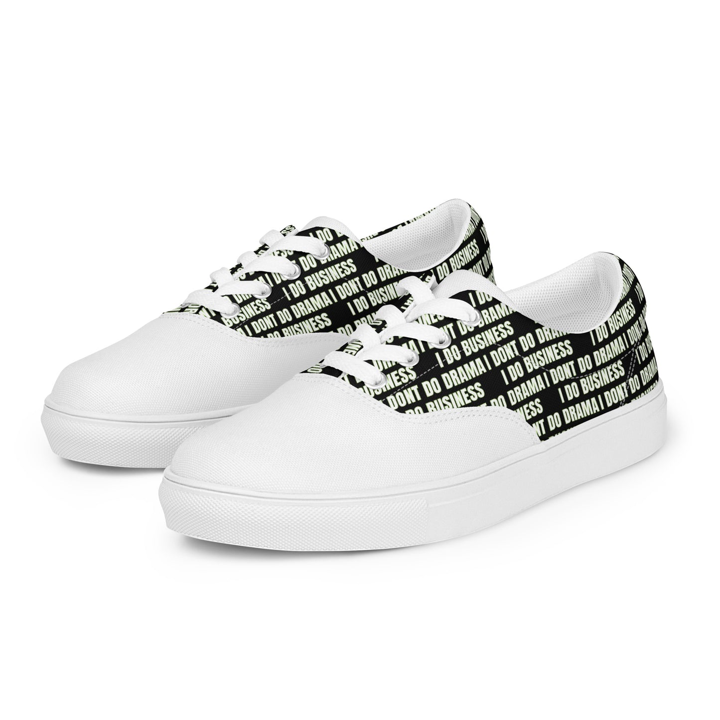 Men’s lace-up canvas shoes