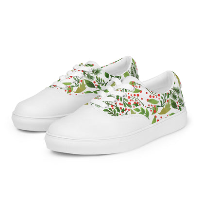 Men’s lace-up canvas shoes