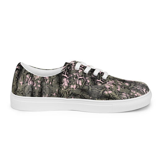 Men’s lace-up canvas shoes