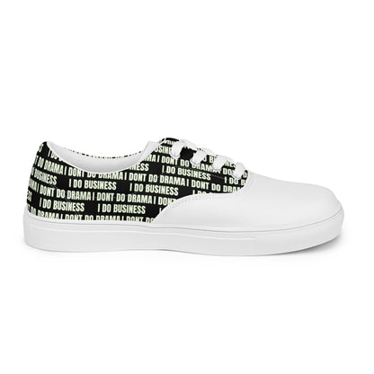 Men’s lace-up canvas shoes