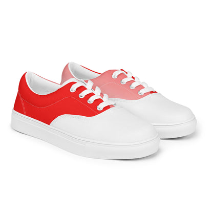 Men’s lace-up canvas shoes
