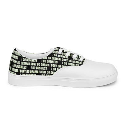 Men’s lace-up canvas shoes