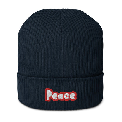 Organic ribbed beanie