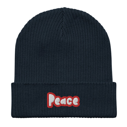 Organic ribbed beanie