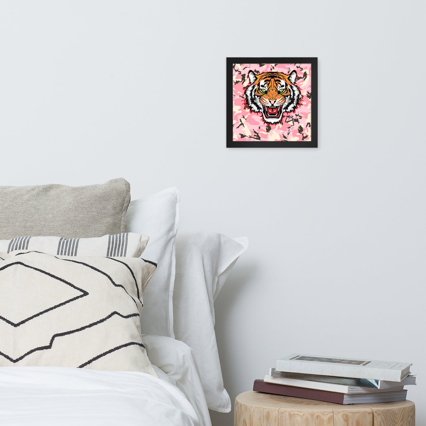 Framed photo paper poster pinkkamo