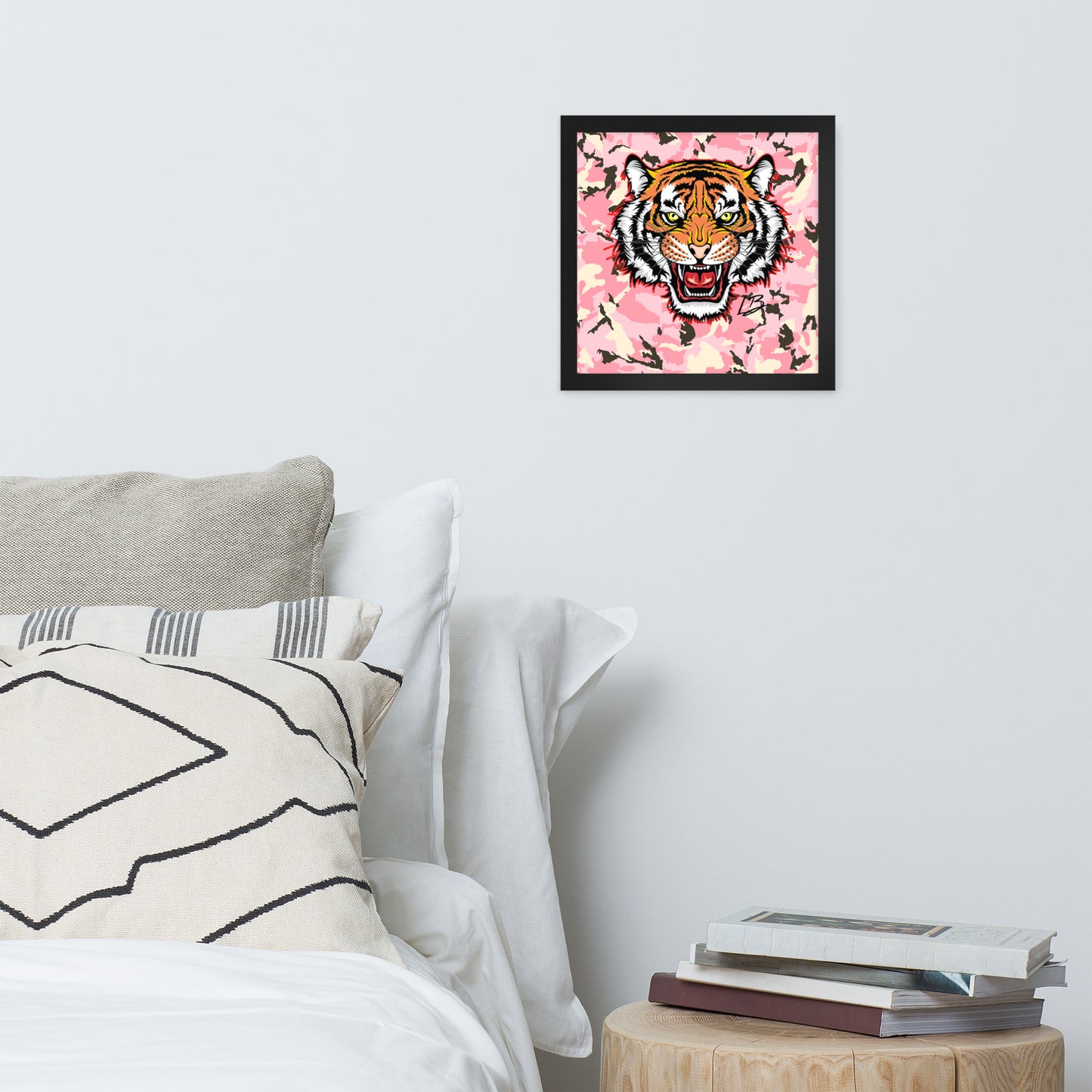 Framed photo paper poster pinkkamo