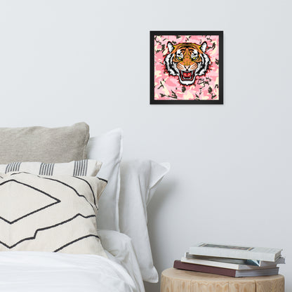 Framed photo paper poster pinkkamo