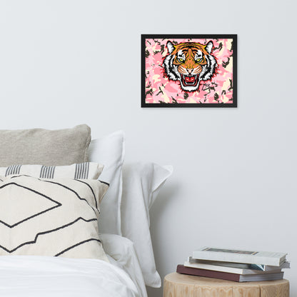 Framed photo paper poster pinkkamo