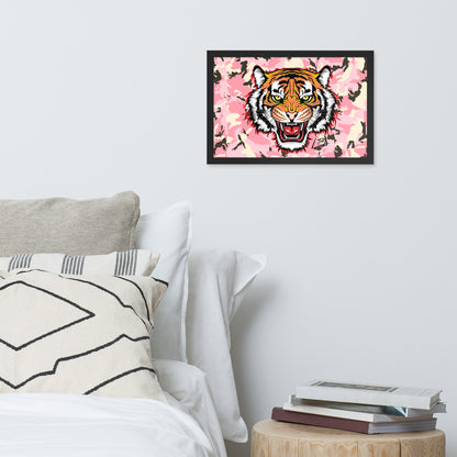 Framed photo paper poster pinkkamo