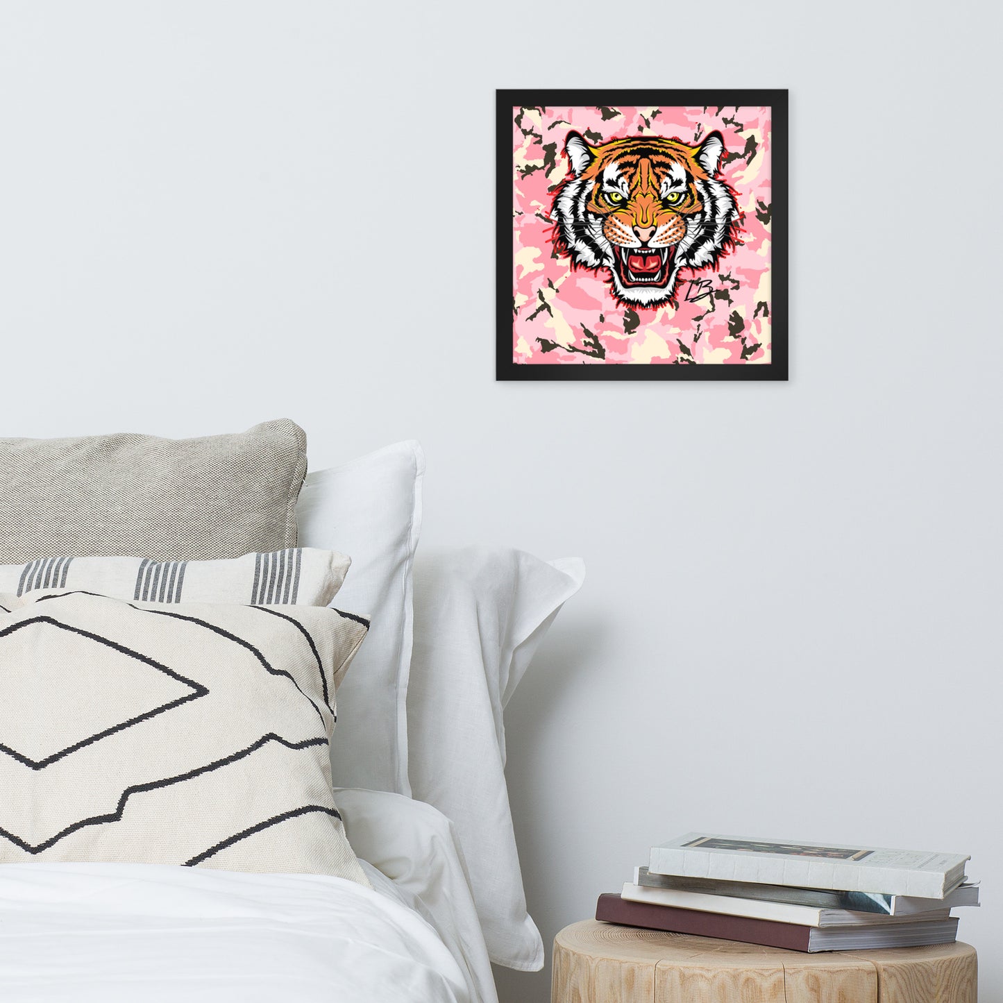 Framed photo paper poster pinkkamo