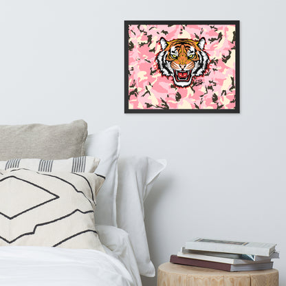 Framed photo paper poster pinkkamo