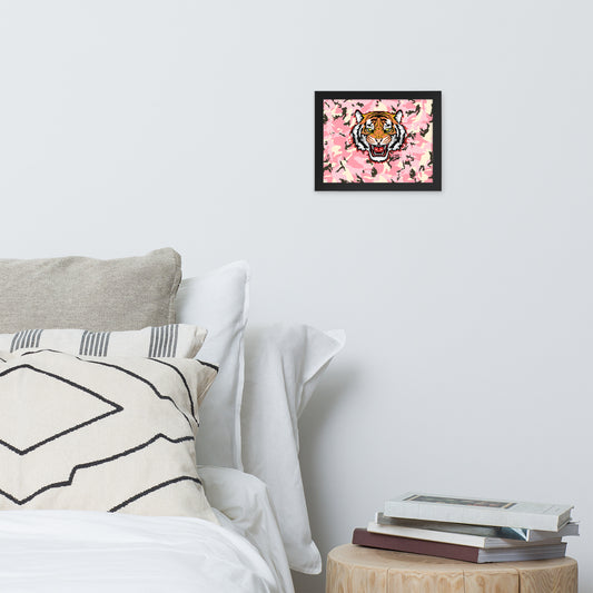 Framed photo paper poster pinkkamo