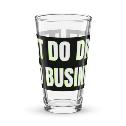 Shaker pint glass