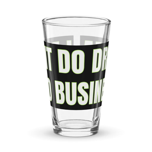 Shaker pint glass