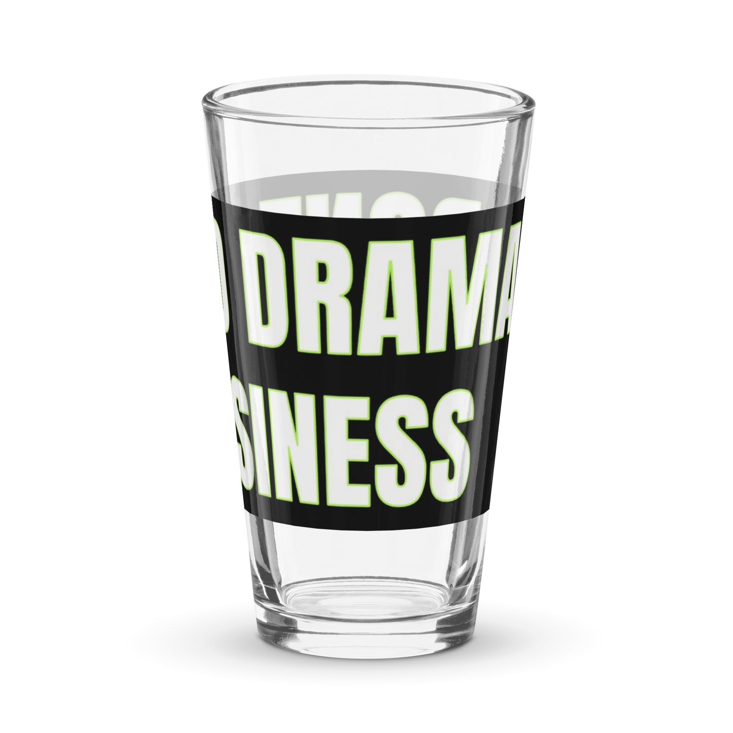 Shaker pint glass