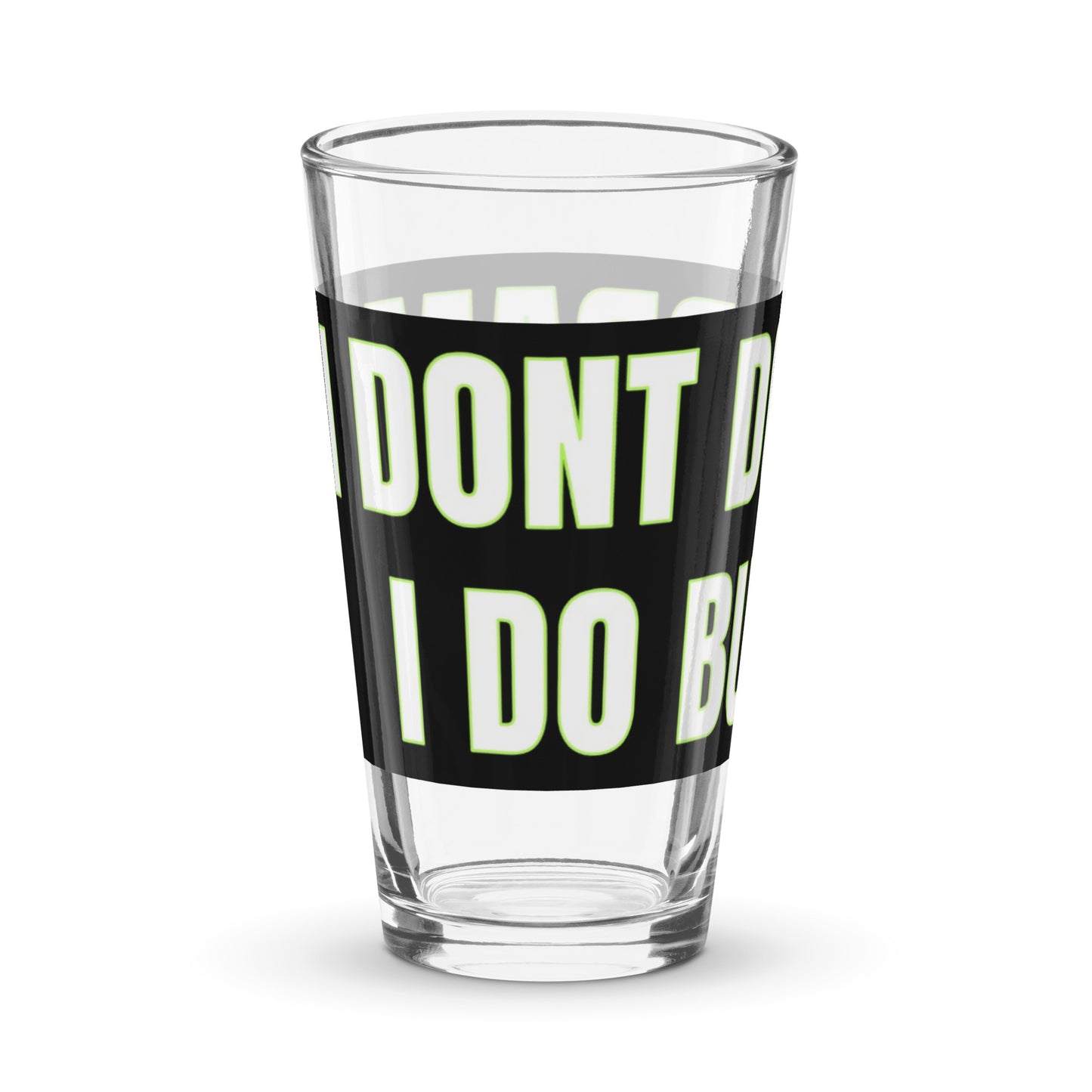 Shaker pint glass