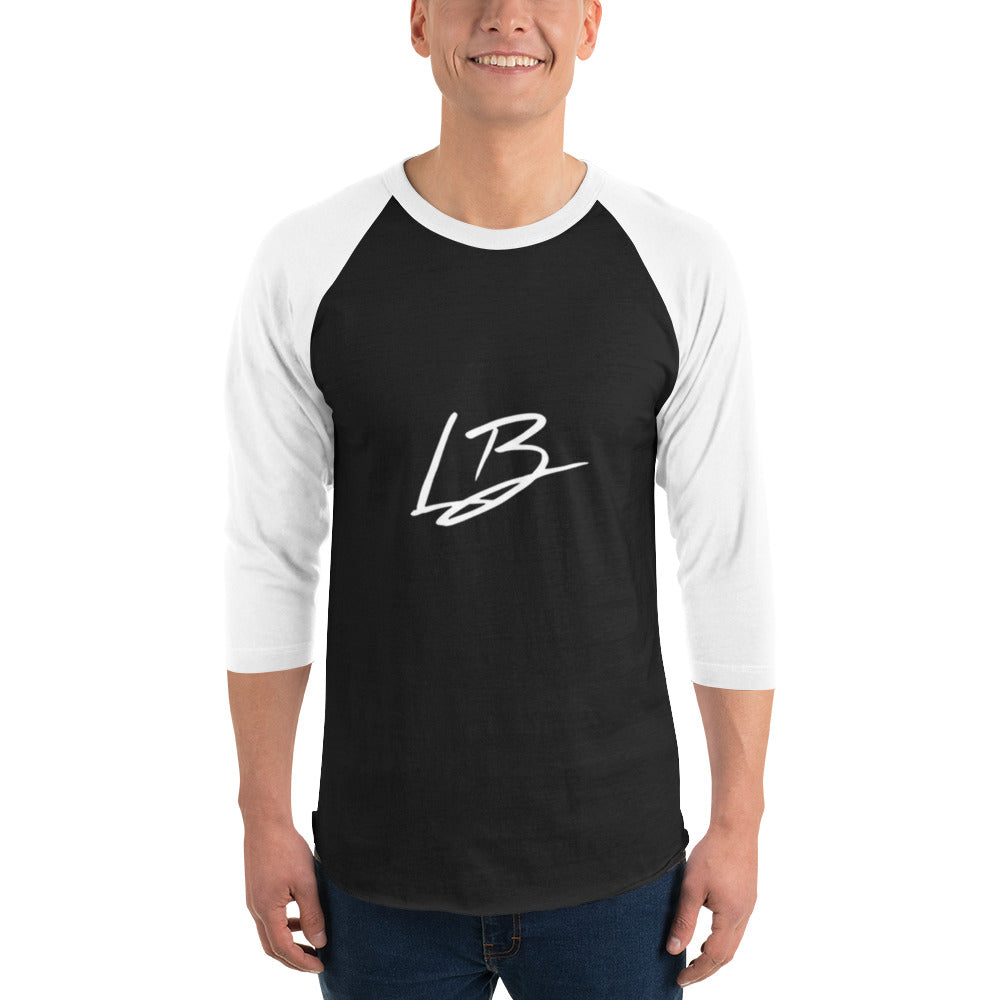 3/4 sleeve raglan shirt logo 1