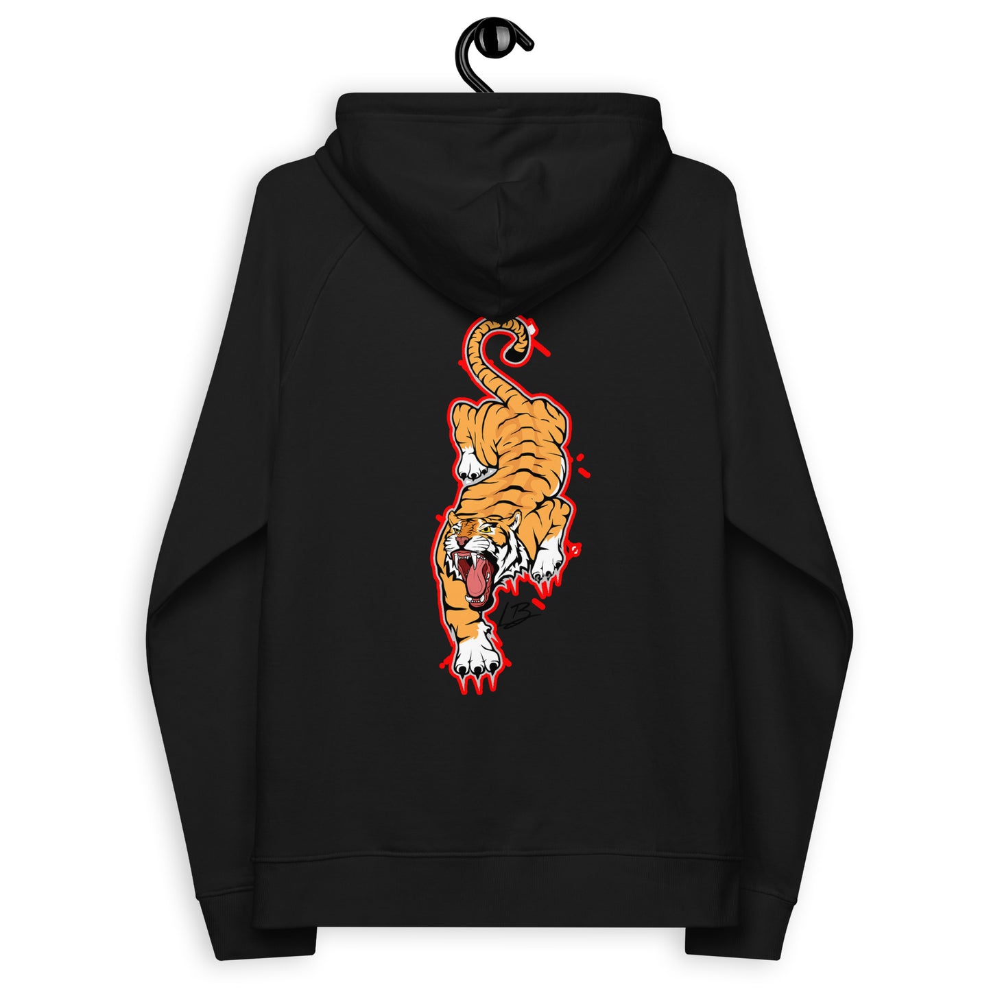 Unisex eco raglan hoodie