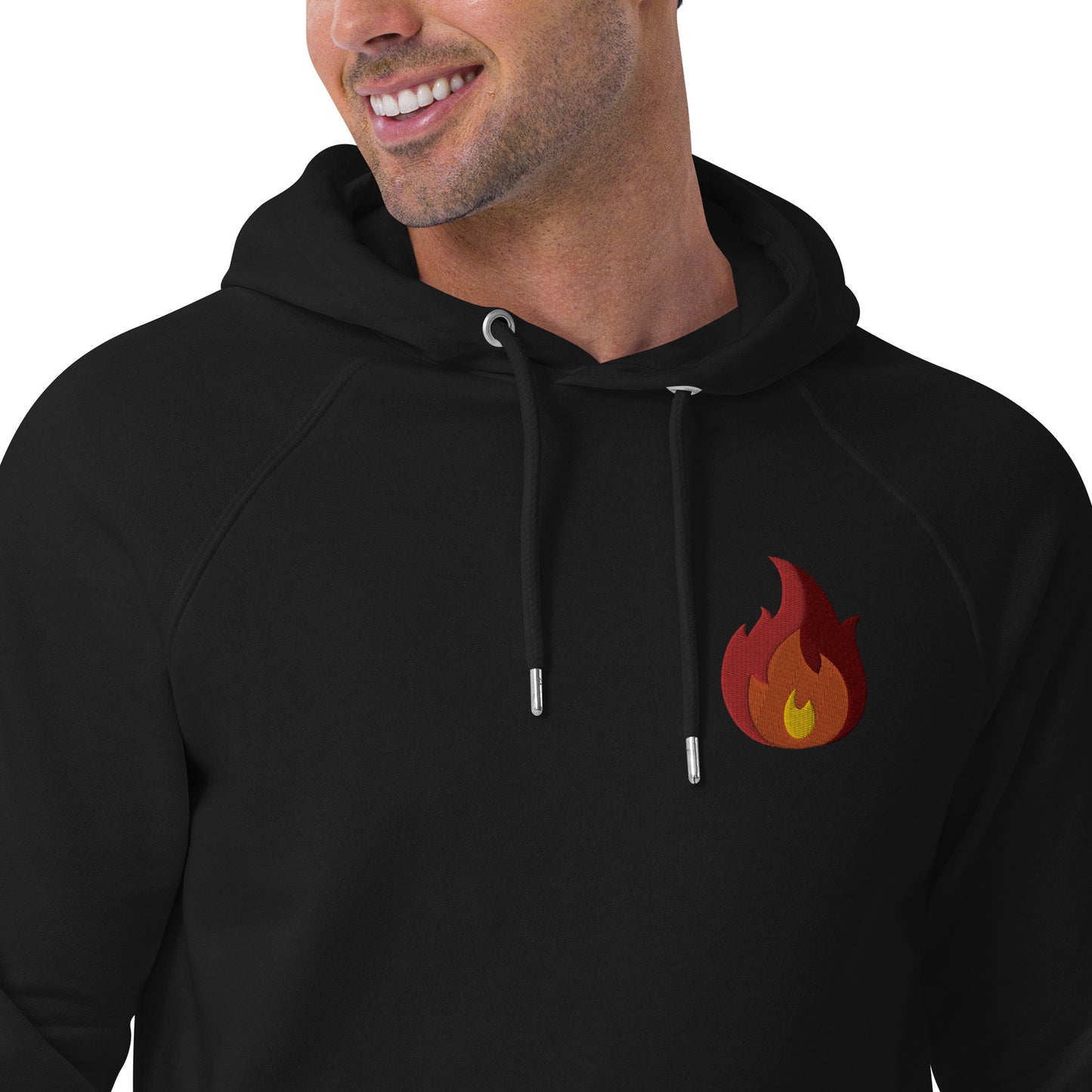Unisex eco raglan hoodie