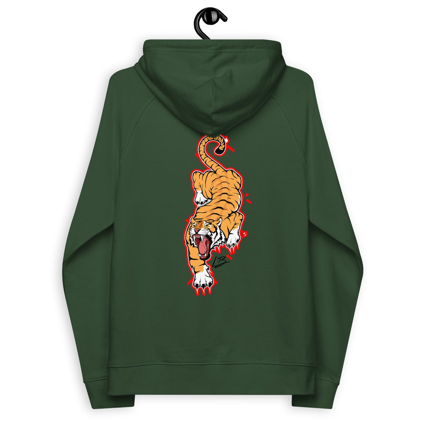 Unisex eco raglan hoodie