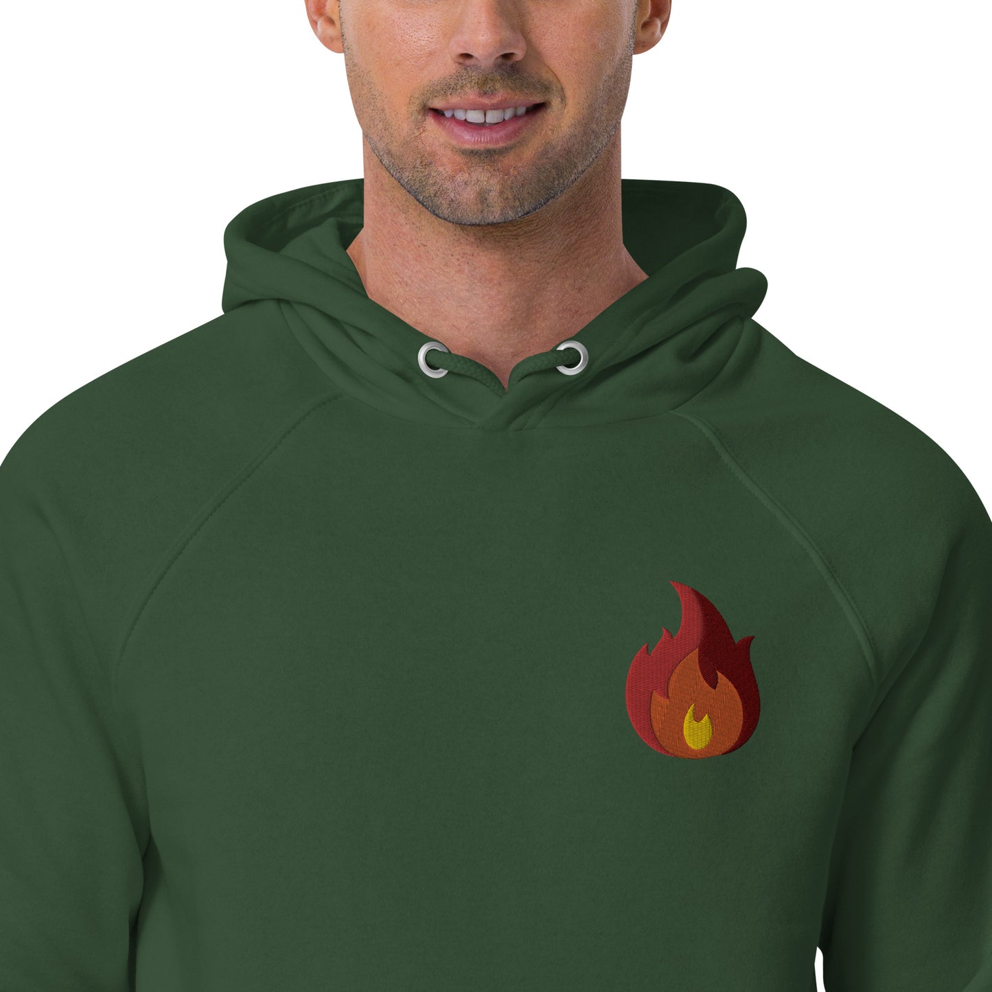 Unisex eco raglan hoodie