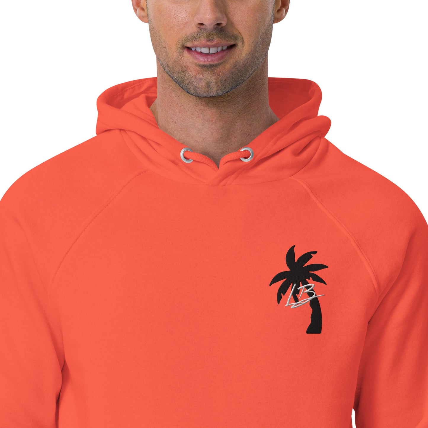 Unisex eco raglan hoodie