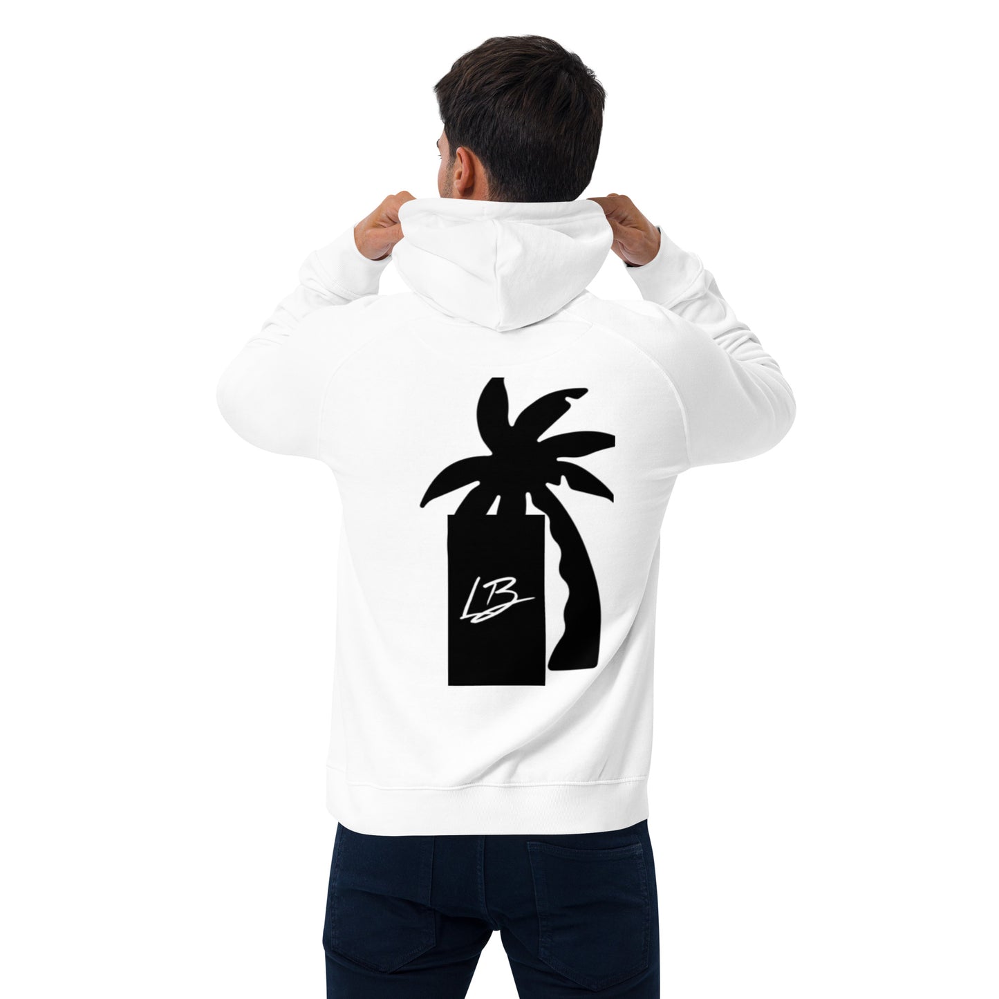 Unisex eco raglan hoodie