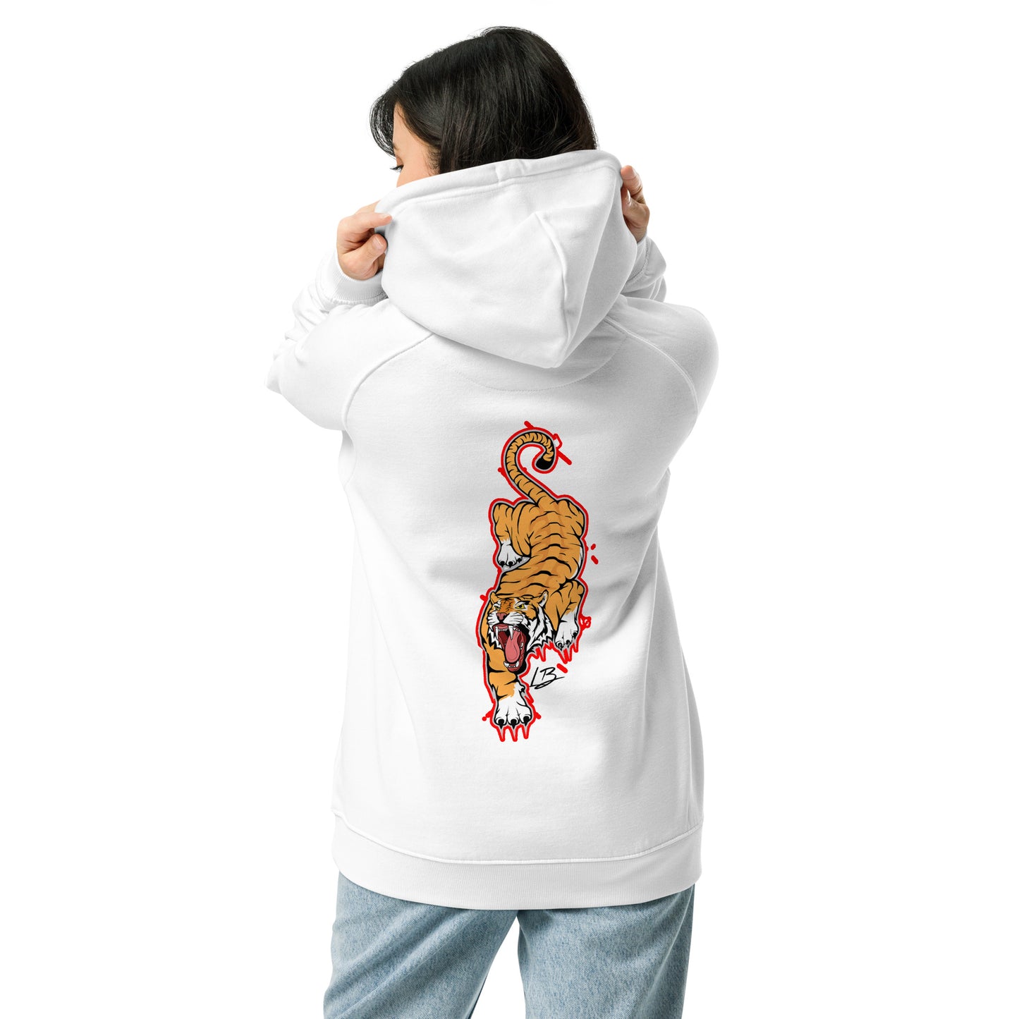 Unisex eco raglan hoodie
