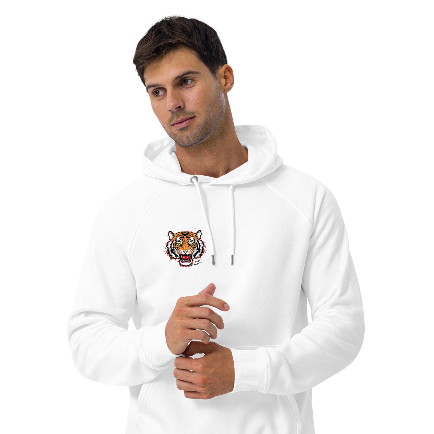 Unisex eco raglan hoodie