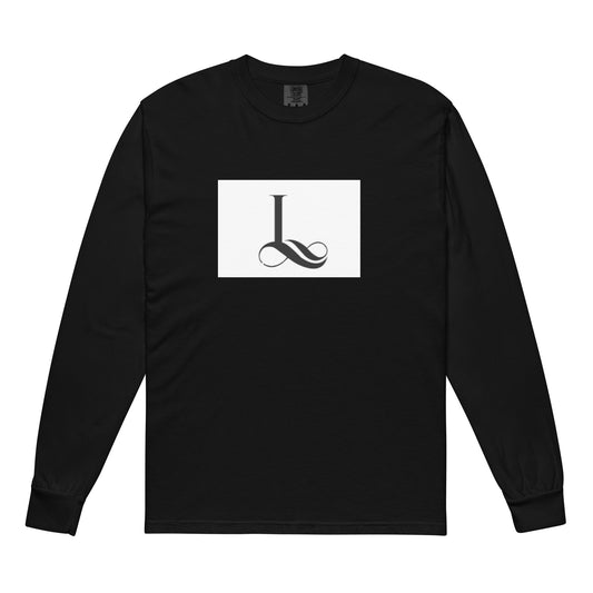 Garment-dyed heavyweight long-sleeve shirt