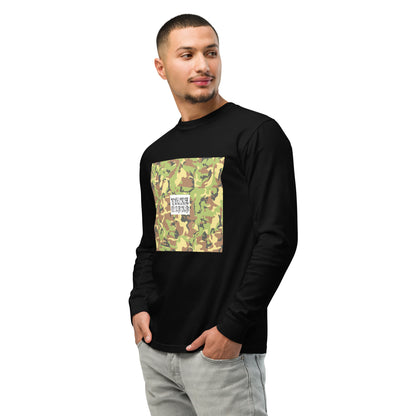 Garment-dyed heavyweight long-sleeve shirt