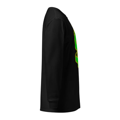Garment-dyed heavyweight long-sleeve shirt