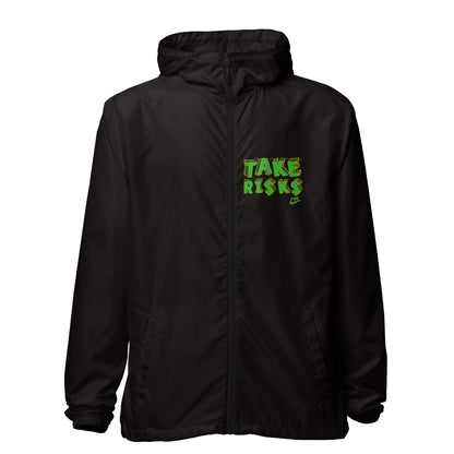 Unisex lightweight zip up windbreaker