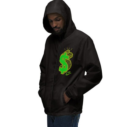 Unisex lightweight zip up windbreakerdollar sign