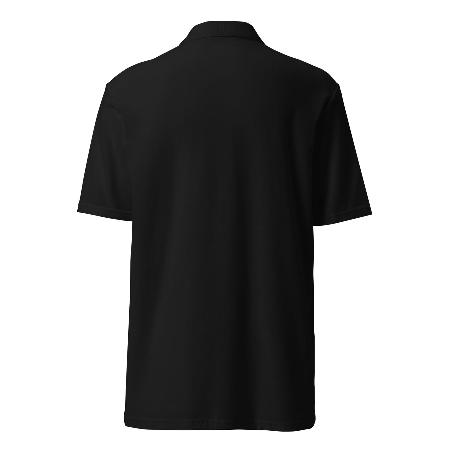 Blue devil heartUnisex pique polo shirt