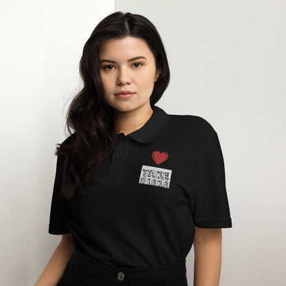 Unisex pique polo shirt