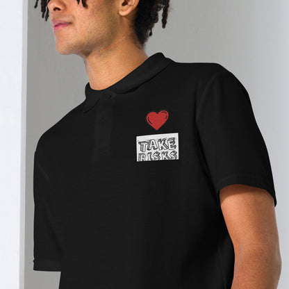 Unisex pique polo shirt