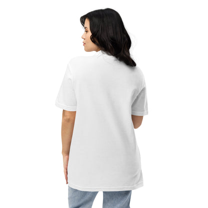 Blue devil heartUnisex pique polo shirt