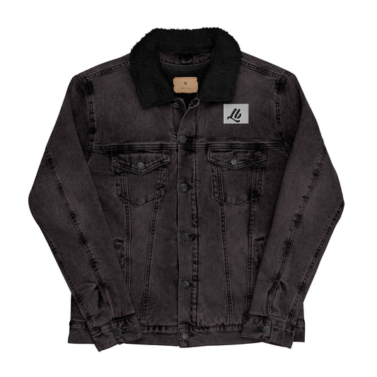 Unisex denim sherpa jacket